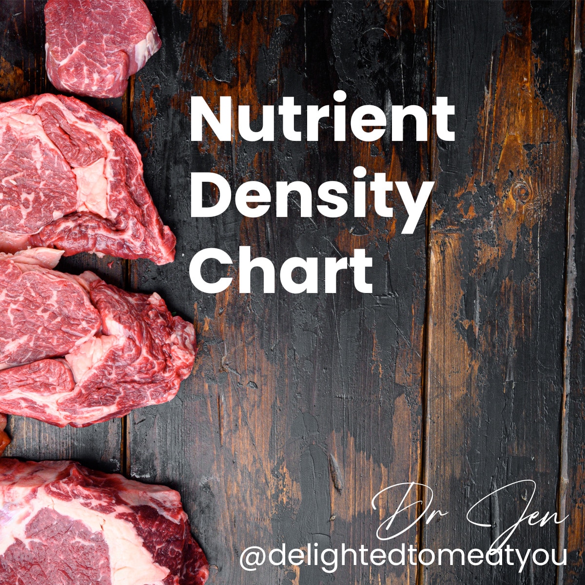 Nutrient Density Chart Delighted To Meat You